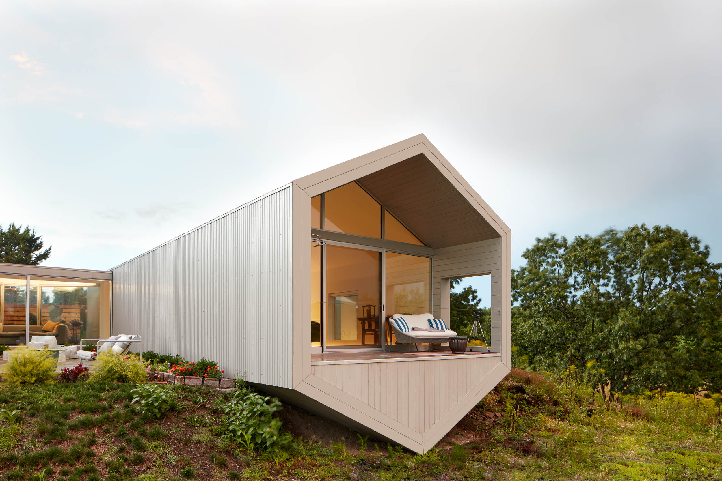 Hexagonal house designed by Ai Weiwei in upstate New York