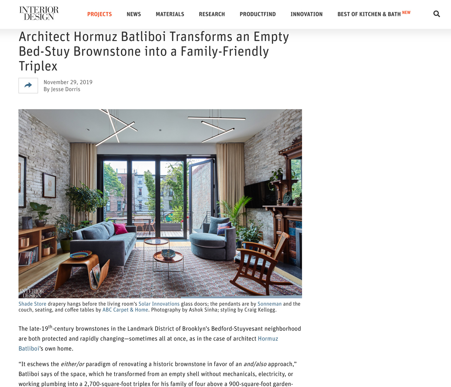 Interior Design Hormuz Batliboi Transforms an Empty Bed-Stuy Brownstone into a Family-Friendly Triplex